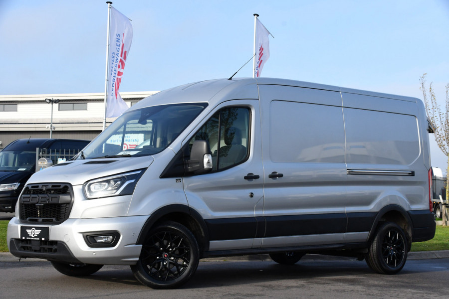 Ford Transit 350 2.0 TDCI L3H2 Limited PB Edition Adaptieve Cruise, 360 Camera, Carplay, 185pk, Automaat, Xenon, 2 x Schuifdeur, Uniek!
