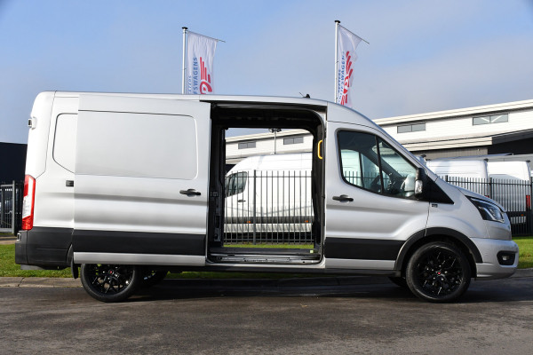 Ford Transit 350 2.0 TDCI L3H2 Limited PB Edition Adaptieve Cruise, 360 Camera, Carplay, 185pk, Automaat, Xenon, 2 x Schuifdeur, Uniek!