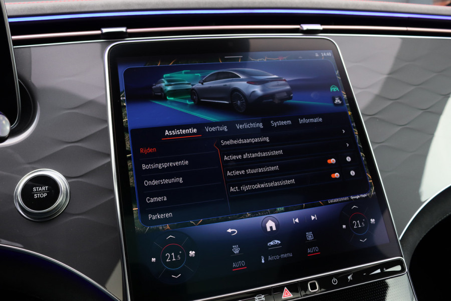 Mercedes-Benz EQE 350 Premium+ AMG Line 91 kWh | Airmatic | Achterasbesturing | Distronic+ | Burmester | Massage | Stoelventilatie | HUD | Digital light | Augmented Reality |