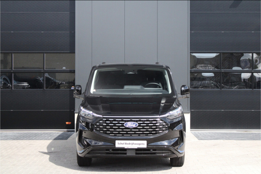 Ford Tourneo Custom 320 2.0 TDCI L2H1 Titanium X DC 170pk - Adaptive Cruise - LED - Blind Spot - Leder - Navigatie - 360 Camera - Trekhaak -