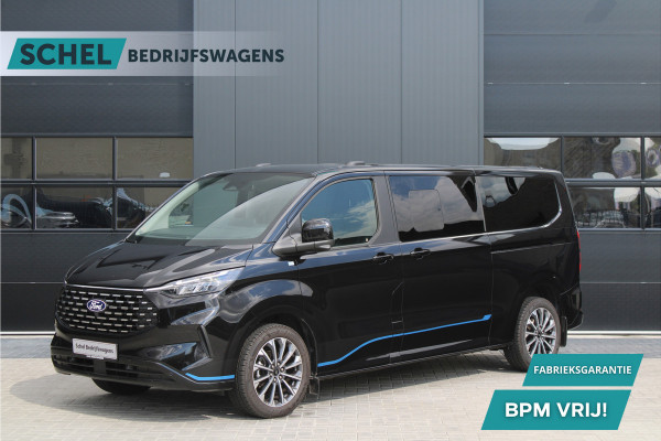 Ford Tourneo Custom 320 2.0 TDCI L2H1 Titanium X DC 170pk - Adaptive Cruise - LED - Blind Spot - Leder - Navigatie - 360 Camera - Trekhaak -
