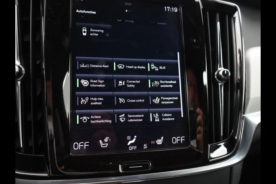 Volvo S90 2.0 T8 390 PK HYBRID AWD R-DESIGN POLESTAR BOWERS & WILKINS | SCHUIFDAK | TREKHAAK | LUCHTVERING | 360 CAMERA | 20 INCH