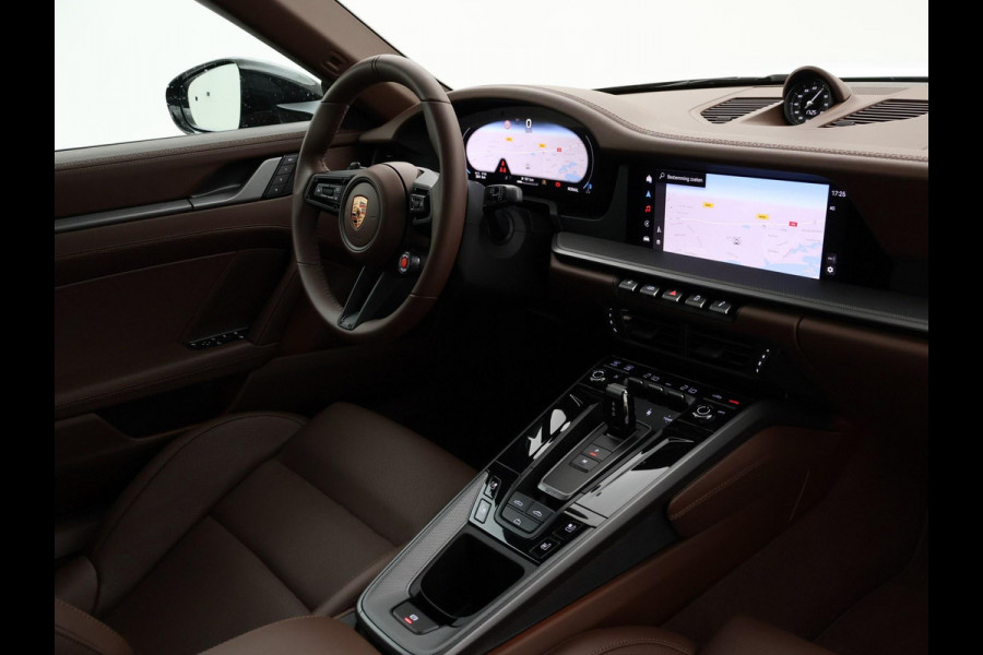 Porsche 911 Cabrio 3.0 CARRERA EXCLUSIVE MANUFAKTUR DARK OLIVE + CLUBLEDER EXCLUSIEF TRUFFEL BRUIN