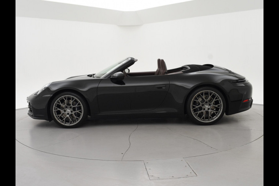 Porsche 911 Cabrio 3.0 CARRERA EXCLUSIVE MANUFAKTUR DARK OLIVE + CLUBLEDER EXCLUSIEF TRUFFEL BRUIN
