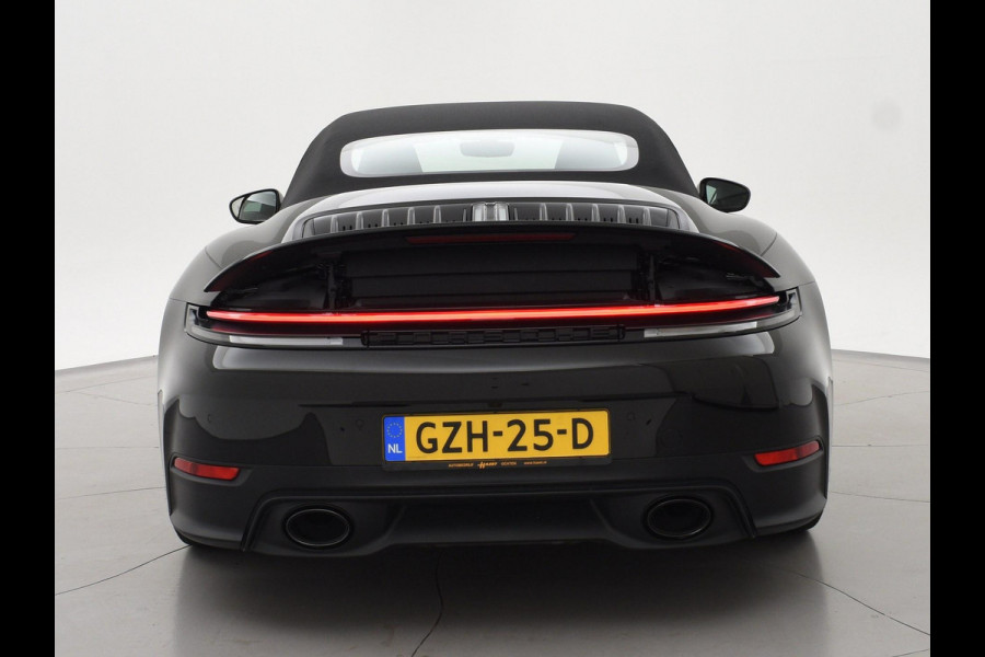 Porsche 911 Cabrio 3.0 CARRERA EXCLUSIVE MANUFAKTUR DARK OLIVE + CLUBLEDER EXCLUSIEF TRUFFEL BRUIN