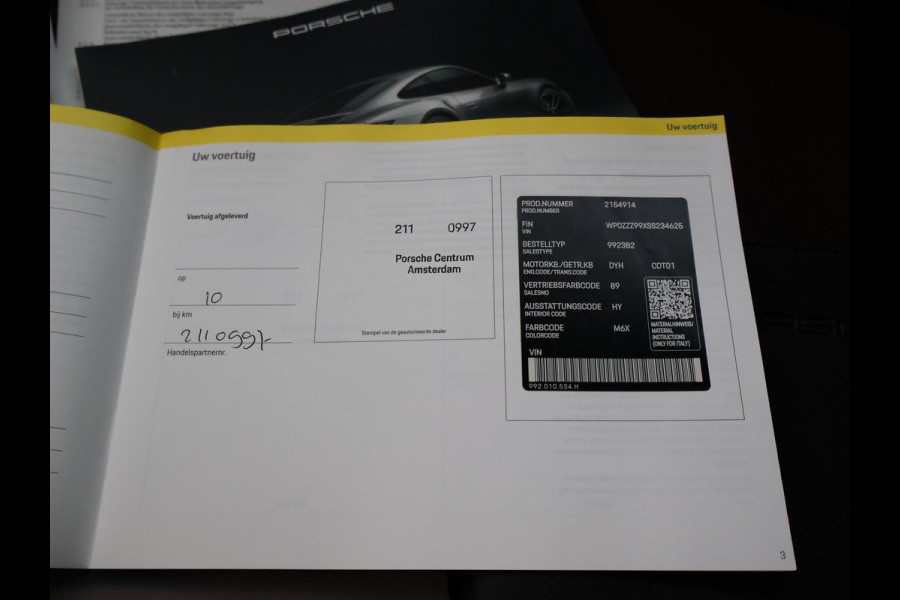 Porsche 911 Cabrio 3.0 CARRERA EXCLUSIVE MANUFAKTUR DARK OLIVE + CLUBLEDER EXCLUSIEF TRUFFEL BRUIN