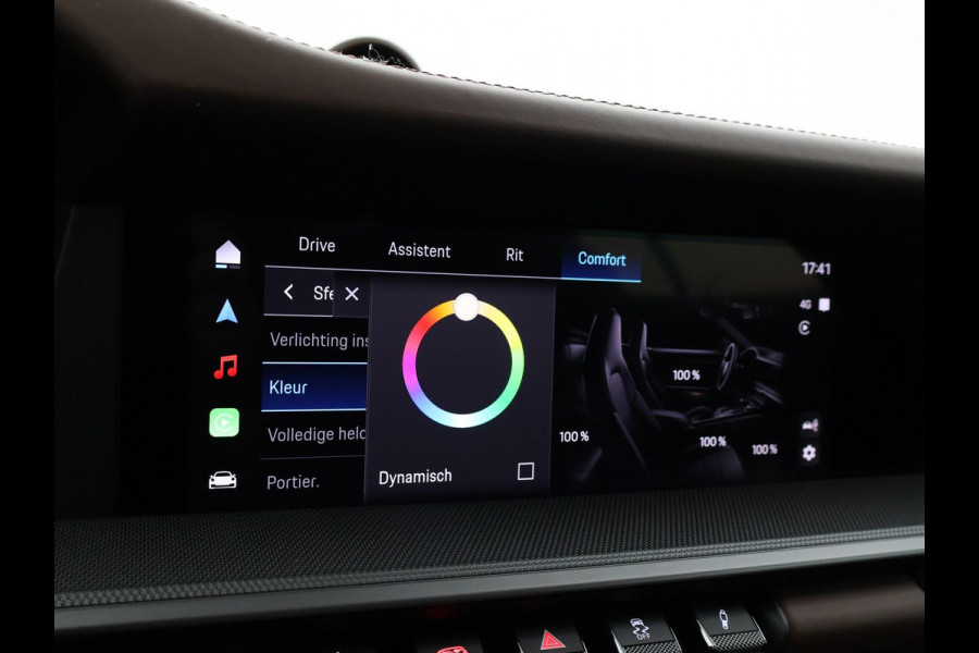 Porsche 911 Cabrio 3.0 CARRERA EXCLUSIVE MANUFAKTUR DARK OLIVE + CLUBLEDER EXCLUSIEF TRUFFEL BRUIN