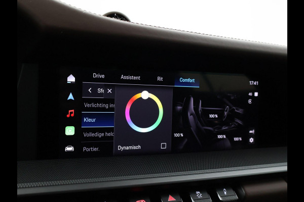 Porsche 911 Cabrio 3.0 CARRERA EXCLUSIVE MANUFAKTUR DARK OLIVE + CLUBLEDER EXCLUSIEF TRUFFEL BRUIN