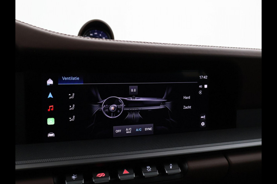 Porsche 911 Cabrio 3.0 CARRERA EXCLUSIVE MANUFAKTUR DARK OLIVE + CLUBLEDER EXCLUSIEF TRUFFEL BRUIN