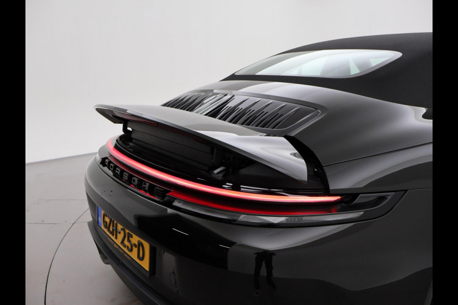 Porsche 911 Cabrio 3.0 CARRERA EXCLUSIVE MANUFAKTUR DARK OLIVE + CLUBLEDER EXCLUSIEF TRUFFEL BRUIN