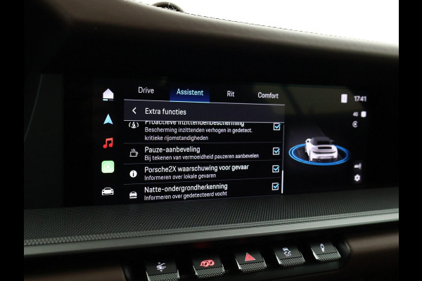 Porsche 911 Cabrio 3.0 CARRERA EXCLUSIVE MANUFAKTUR DARK OLIVE + CLUBLEDER EXCLUSIEF TRUFFEL BRUIN