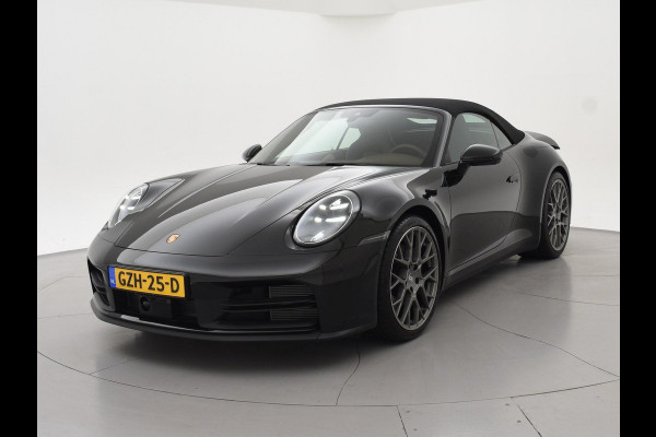 Porsche 911 Cabrio 3.0 CARRERA EXCLUSIVE MANUFAKTUR DARK OLIVE + CLUBLEDER EXCLUSIEF TRUFFEL BRUIN