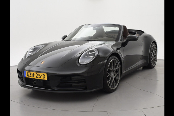 Porsche 911 Cabrio 3.0 CARRERA EXCLUSIVE MANUFAKTUR DARK OLIVE + CLUBLEDER EXCLUSIEF TRUFFEL BRUIN