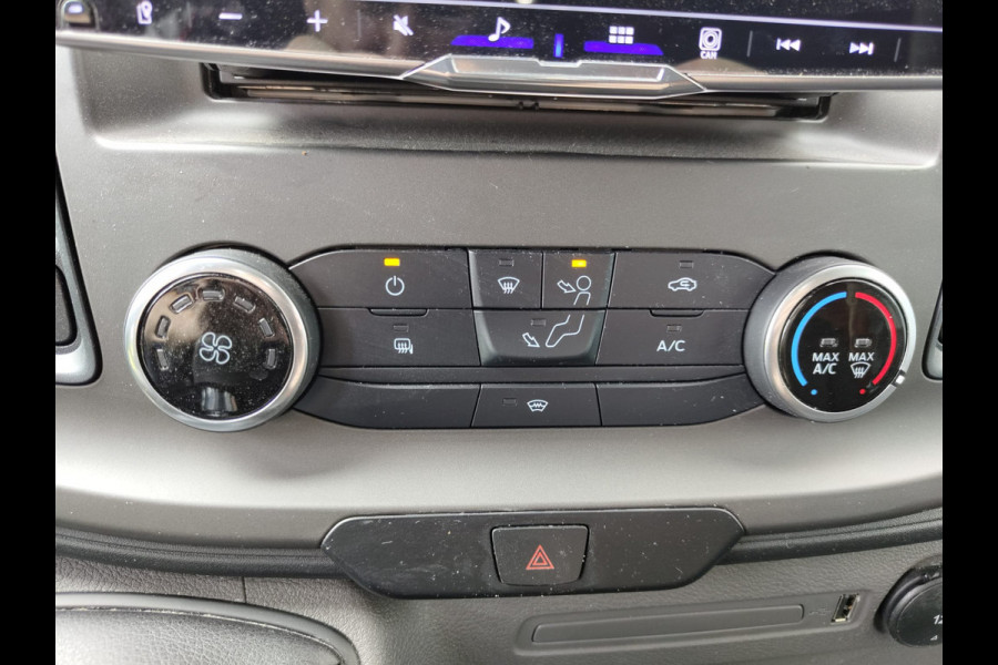 Ford Transit 2.0TDCI 130pk 350 L4H3 Navi Camera Pdc Apple Carplay Android WiFi Airco Cruise Control Voorruit-Verwarmd Regensensor DAB Schuifdeur Betonplex Vloer Wandbetimmering Roll Stability Control Led Spoorwisselassist Euro 6 Zeer Compleet!