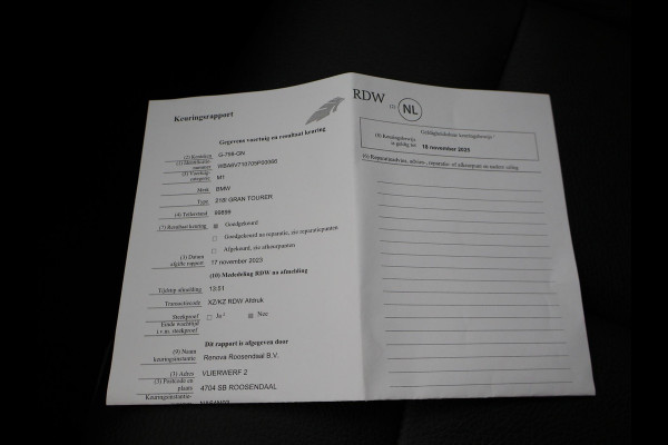 BMW 2 Serie Gran Tourer 218i 7-PERS HIGH EXECUTIVE AUT. + HEAD-UP | LEDER | AFN. TREKHAAK | CAMERA | STOELVERW.