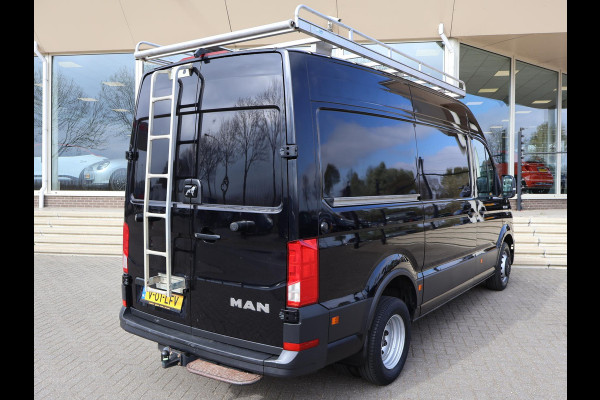 MAN TGE 50 5.180 2.0 180 PK AUT. DUBBEL LUCHT + 3500 KG TH + 230V | WERKPLAATSINRICHTING | CAMERA | NAVIGATIE