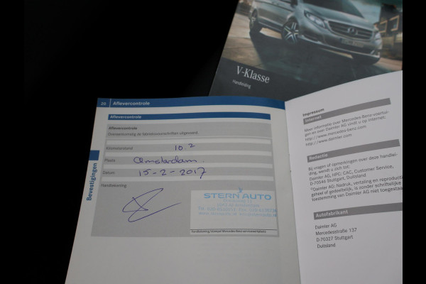 Mercedes-Benz V-Klasse 250D EXTRA LANG AVANTGARDE DUBBEL CABINE + BURMESTER / 360 CAMERA / LEDER