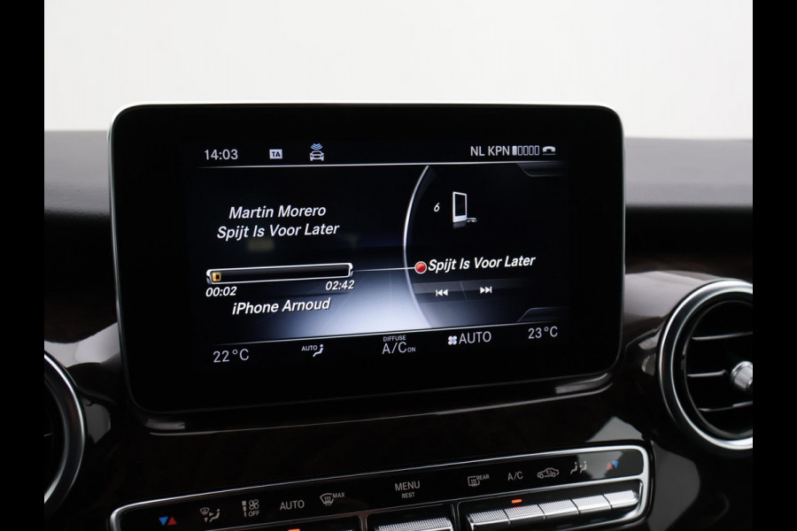 Mercedes-Benz V-Klasse 250D EXTRA LANG AVANTGARDE DUBBEL CABINE + BURMESTER / 360 CAMERA / LEDER