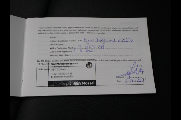 MG Mg Zs EV LUXURY 45 kWh + PANORAMA | LEDER | CAMERA | ADAPTIVE CRUISE | STOELVERWARMING