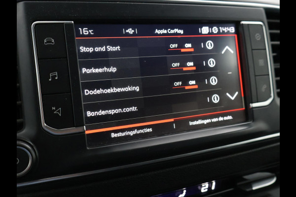 Citroën Jumpy 2.0BlueHDI 177 PK AUT BUSINESSXL 5-PERS DUBBEL CAB + 2 SCHUIFDEUREN | CARPLAY | CAMERA