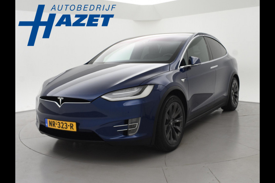 Tesla Model X 75D + TREKHAAK 2250 KG | LEDER | PANORAMA | LUCHTVERING | 20 INCH