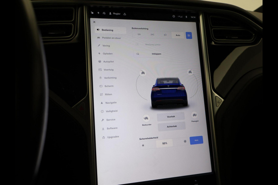 Tesla Model X 75D + TREKHAAK 2250 KG | LEDER | PANORAMA | LUCHTVERING | 20 INCH