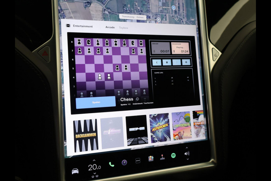 Tesla Model X 75D + TREKHAAK 2250 KG | LEDER | PANORAMA | LUCHTVERING | 20 INCH