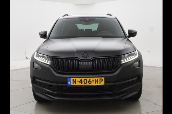 Škoda Kodiaq 1.5 TSI 150 PK DSG AUT. 7-PERS SPORTLINE *MAT ZWART* + ADAPTIVE CRUISE | VIRTUAL COCKPIT | CAMERA | 20 INCH