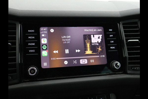 Škoda Kodiaq 1.5 TSI 150 PK DSG AUT. 7-PERS SPORTLINE *MAT ZWART* + ADAPTIVE CRUISE | VIRTUAL COCKPIT | CAMERA | 20 INCH