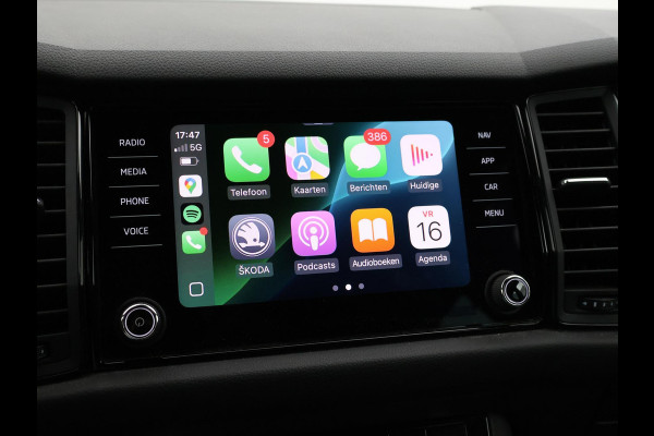 Škoda Kodiaq 1.5 TSI 150 PK DSG AUT. 7-PERS SPORTLINE *MAT ZWART* + ADAPTIVE CRUISE | VIRTUAL COCKPIT | CAMERA | 20 INCH