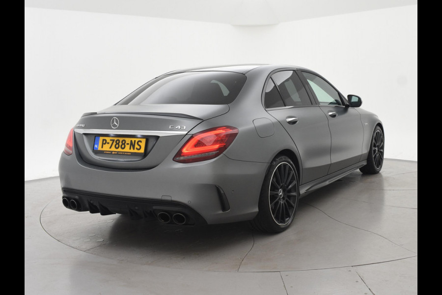 Mercedes-Benz C-Klasse AMG 43 4MATIC 390 PK AUT.*SELENITE MAGNO* PREMIUM+ PANO | SPORSTOELEN | DISTRONIC | BURMESTER | HEAD-UP