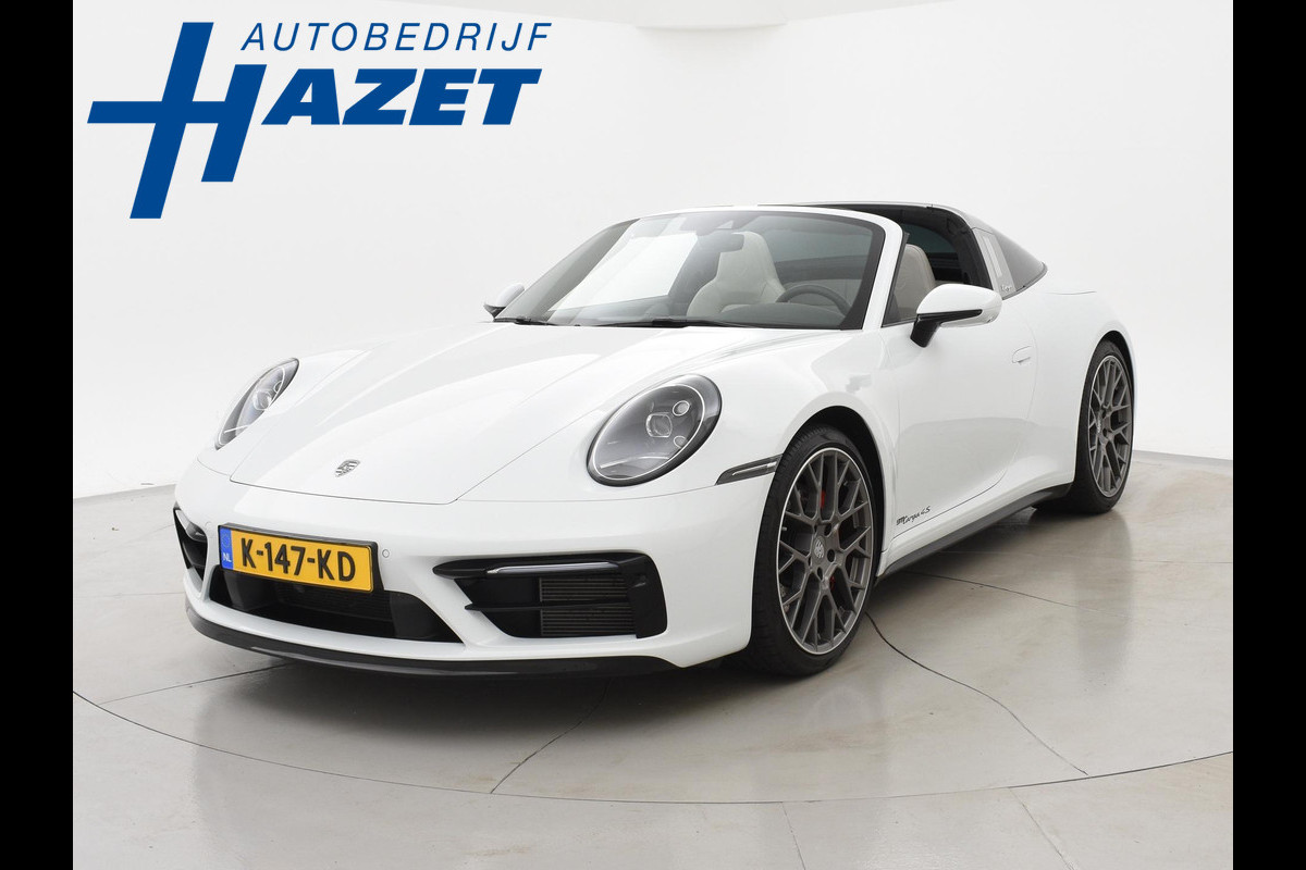 Porsche 911 TARGA 4S 3.0 992 ORIG. NL *17.979 KM* + SPORTUITLAAT / SFEERVERLICHTING / 360 CAMERA