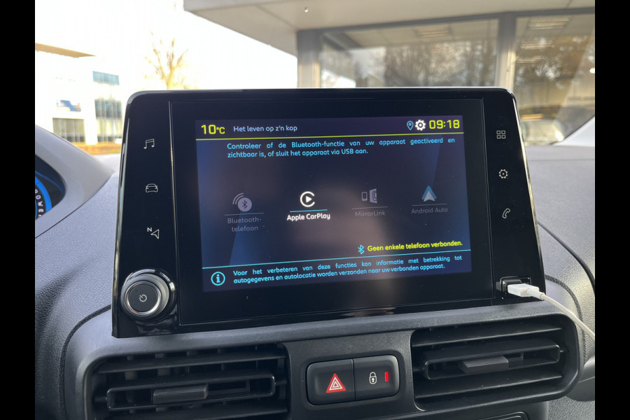 Peugeot e-Partner 136 L1 50 kWh 136pk Automaat | Actieradius 330 km WLTP | Pack Winter | Pack Visibilité | Pack Comfort Connect | Surround Rear Vision | etc. etc.