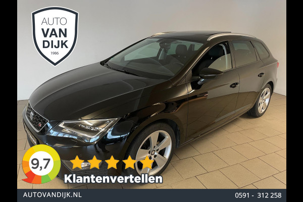Seat León ST 1.4 TSI FR PANO AIRCO CLIMA NAVI CRUISE LED STOELVERW BLUETOOTH VELGEN SPORT INT ZEER NETTE AUTO