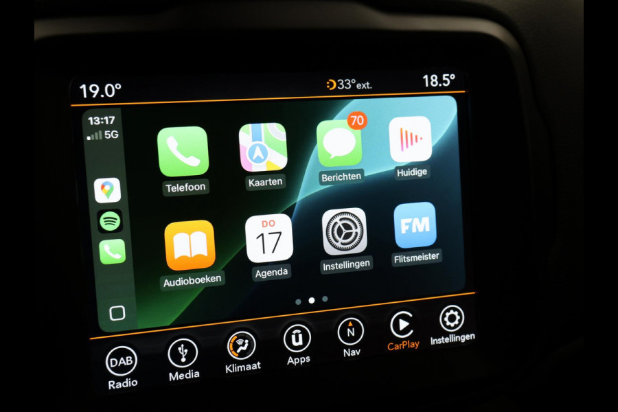 Jeep Renegade 1.4 MULTIAIR 140 PK AUT. NIGHT EAGLE II LIMITED + ADAPTIVE CRUISE | APPLE CARPLAY | 18 INCH LMV