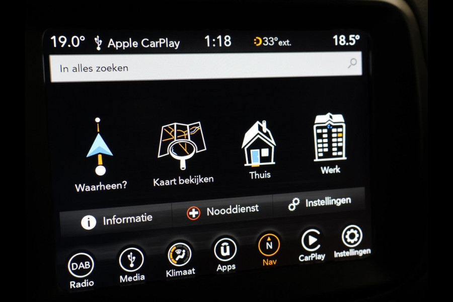 Jeep Renegade 1.4 MULTIAIR 140 PK AUT. NIGHT EAGLE II LIMITED + ADAPTIVE CRUISE | APPLE CARPLAY | 18 INCH LMV