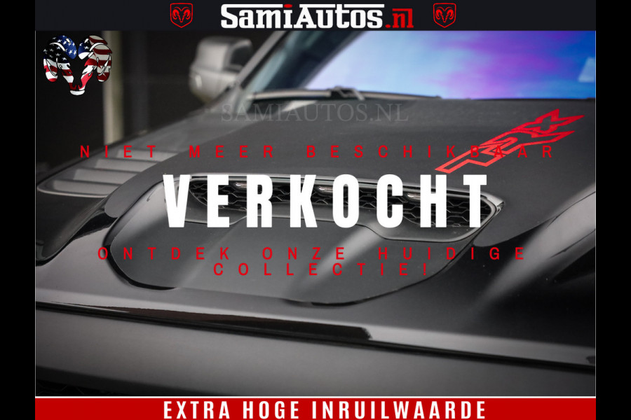 Dodge Ram 1500 TRX 702 PK 6.2 V8 | RED LINE | HELLCAT | RODE STIKSELS | BOM VOL | 4x4 Crew Cab | DUBBELE CABINE DC | 5 PERSOONS | DIAMOND BLACK PEARL | EERSTE EIGENAAR | TOP STAAT |