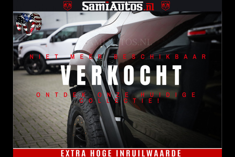 Dodge Ram 1500 TRX 702 PK 6.2 V8 | RED LINE | HELLCAT | RODE STIKSELS | BOM VOL | 4x4 Crew Cab | DUBBELE CABINE DC | 5 PERSOONS | DIAMOND BLACK PEARL | EERSTE EIGENAAR | TOP STAAT |