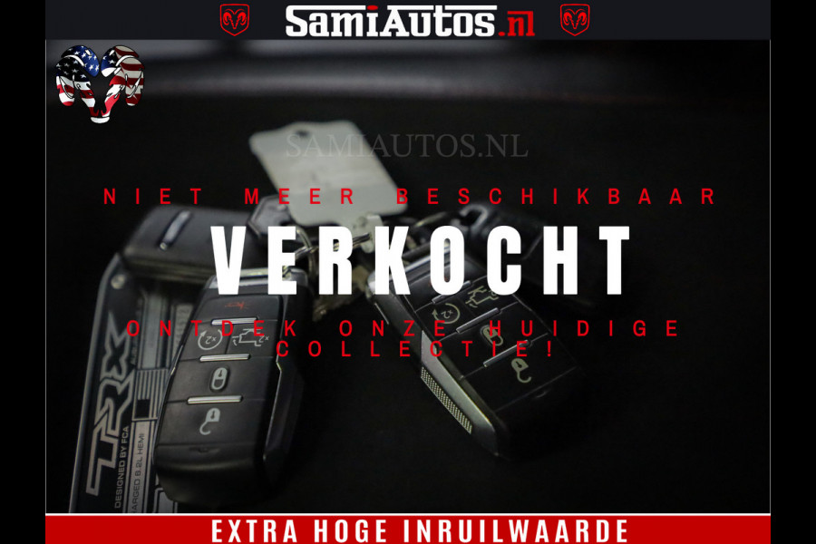 Dodge Ram 1500 TRX 702 PK 6.2 V8 | RED LINE | HELLCAT | RODE STIKSELS | BOM VOL | 4x4 Crew Cab | DUBBELE CABINE DC | 5 PERSOONS | DIAMOND BLACK PEARL | EERSTE EIGENAAR | TOP STAAT |