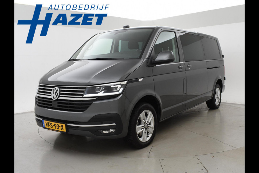 Volkswagen Transporter BULLI 2.0 TDI 150 PK DSG L2H1 DUBBEL CABINE + 2 SCHUIFDEUREN | VIRTUAL COCKPIT | ADAPTIVE CRUISE | STOELVERW.