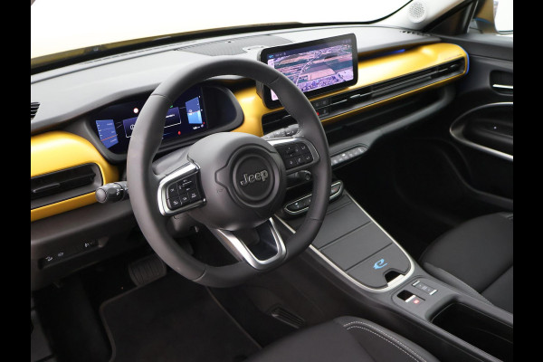 Jeep Avenger SUMMIT 54 kWh SUN YELLOW TWO-TONE + BREEDBEELD APPLE CARPLAY | CAMERA | ADAPTIVE CRUISE CONTROL