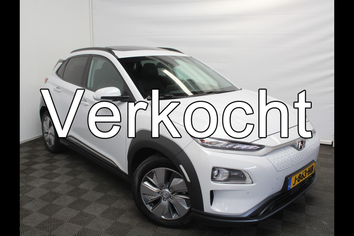 Hyundai Kona EV Premium 64 kWh CARPLAY | 3 FASE | CAMERA | DAB | LED | STOELVERW/VENT | LMV | ADAPCRUISE | LEER | HEAD-UP
