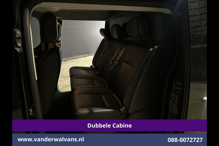 Peugeot Expert 2.0 BlueHDI 177pk Automaat L3H1 Dubbele cabine SPORT Euro6 Airco | 6-Zits | Leder | 2x Zijdeur Head up display, Navigatie, Camera, Apple Carplay, Android Auto, Xenon, LM velgen, Sidebars, Cruisecontrol, Trekhaak, Stoelverwarming, Parkeersensoren