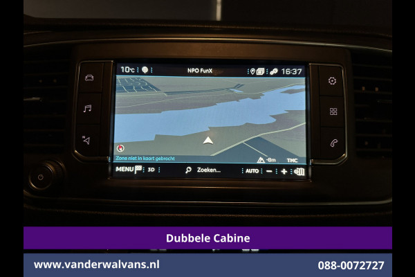 Peugeot Expert 2.0 BlueHDI 177pk Automaat L3H1 Dubbele cabine SPORT Euro6 Airco | 6-Zits | Leder | 2x Zijdeur Head up display, Navigatie, Camera, Apple Carplay, Android Auto, Xenon, LM velgen, Sidebars, Cruisecontrol, Trekhaak, Stoelverwarming, Parkeersensoren