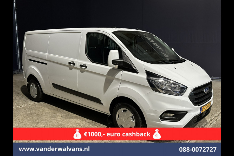 Ford Transit Custom 2.0 TDCI L2H1 Euro6 *Rijklaar Direct Rijden* Airco | Camera | Android auto | Cruisecontrol | Parkeersensoren verwarmde voorruit, bijrijdersbank, 2800kg trekvermogen