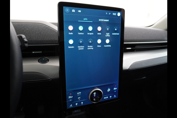 Ford Mustang Mach-E Extended RWD 98kWh SOH 94% 301pk Leer Trekhaak Pano-Dak Adaptive Cruise Lane Centering/change Assist Stop&Go Apple Carpla Elektr.verst.Stoelen+Verwarmd Dual-ECC Fully Active Park Assist Elektr.Achterklep BLISS Driver Alert Warning Keyless Origineel Nederlandse Auto € 63.000- nieuw, Batterijgarantie 8 jaar of 160.000km vanaf nieuw
