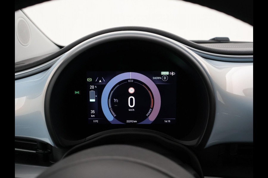 Fiat 500E 42 kWh Aut. *CELESTIAL BLUE* + STOELVERW. | CAMERA | 17 INCH | APPLE CARPLAY