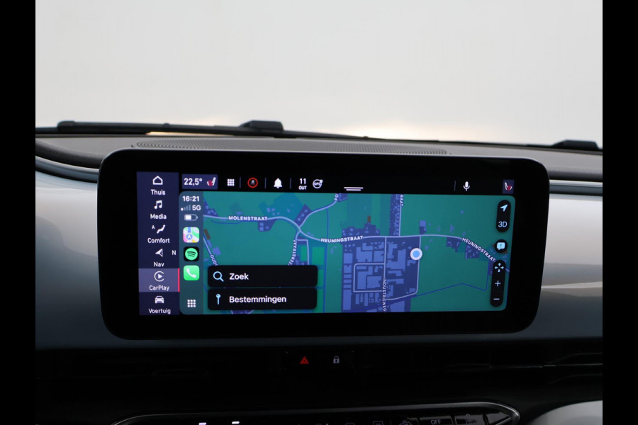 Fiat 500E 42 kWh Aut. *CELESTIAL BLUE* + STOELVERW. | CAMERA | 17 INCH | APPLE CARPLAY