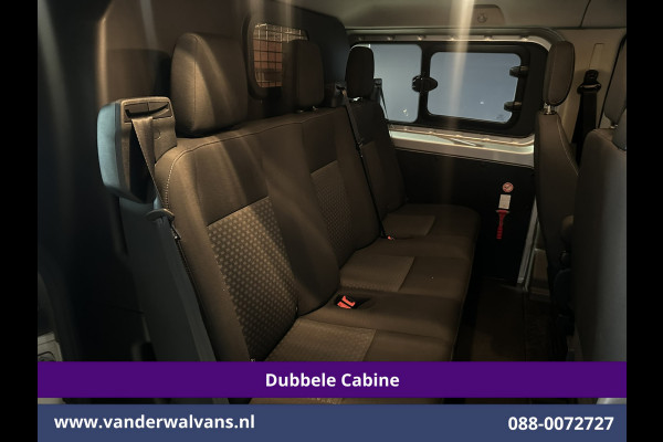 Ford Transit Custom 2.0 TDCI 130pk Automaat L2H1 Dubbele Cabine Euro6 Airco | 6-Zits | LED | Apple Carplay Android Auto, Cruisecontrol, Trekhaak, Parkeersensoren, Verwarmde voorruit