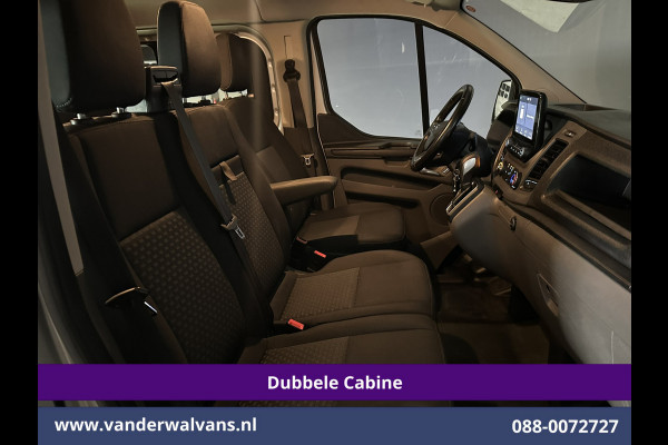 Ford Transit Custom 2.0 TDCI 130pk Automaat L2H1 Dubbele Cabine Euro6 Airco | 6-Zits | LED | Apple Carplay Android Auto, Cruisecontrol, Trekhaak, Parkeersensoren, Verwarmde voorruit